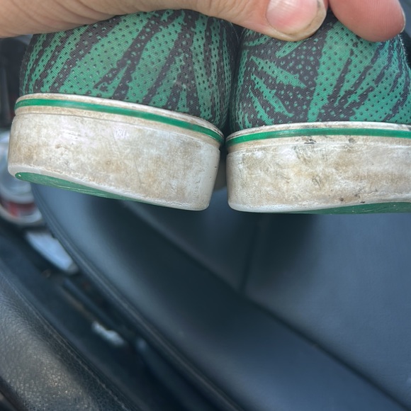 Nike Running Shoes Toki Low TXT Print Lucid Green Sneakers 631697-003 Size 9.5 - Picture 4 of 5